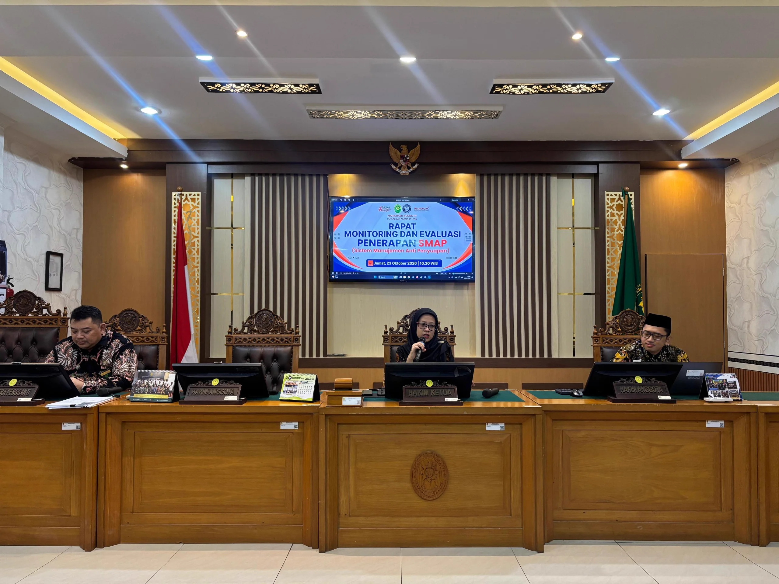 Rapat Monitoring dan Evaluasi Penerapan SMAP Pengadilan Agama Batang