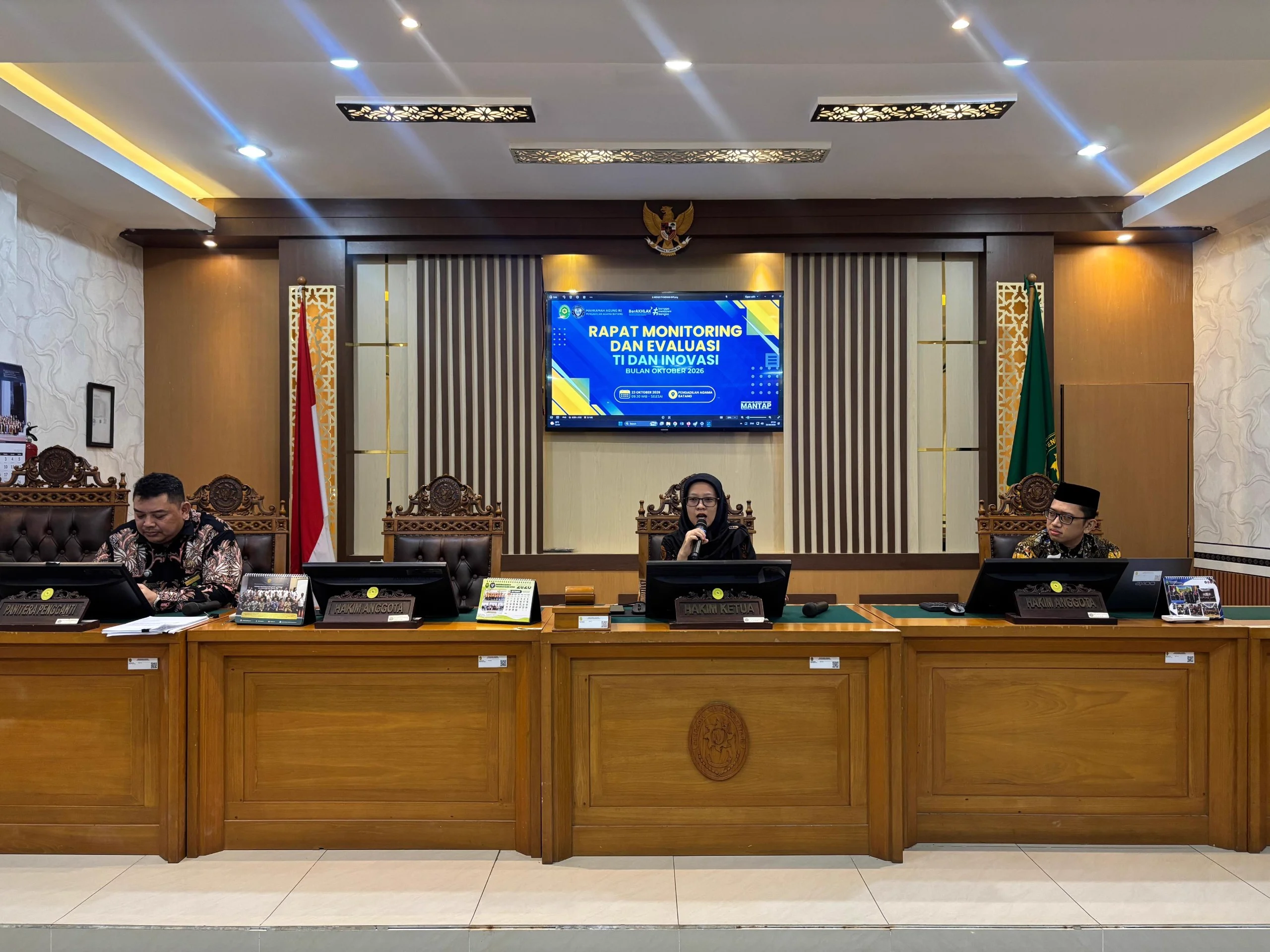 Rapat Monitoring dan Evaluasi TI dan Inovasi Pengadilan Agama Batang